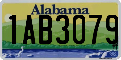 AL license plate 1AB3079