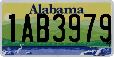 AL license plate 1AB3979