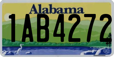 AL license plate 1AB4272