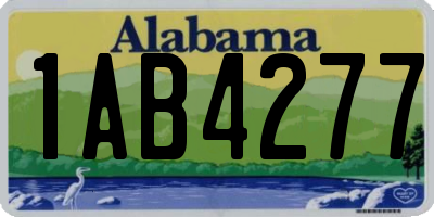 AL license plate 1AB4277