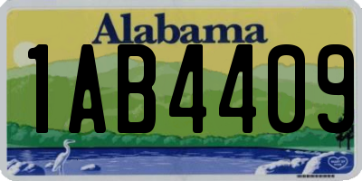 AL license plate 1AB4409