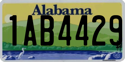 AL license plate 1AB4429