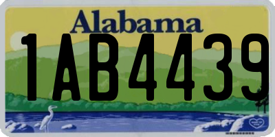 AL license plate 1AB4439