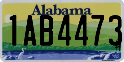 AL license plate 1AB4473