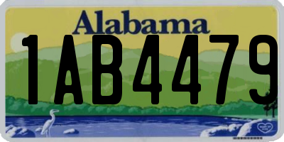 AL license plate 1AB4479