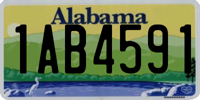 AL license plate 1AB4591