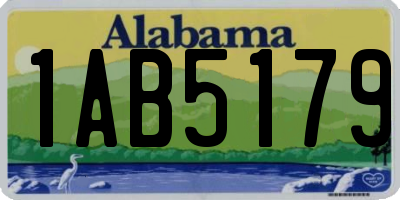 AL license plate 1AB5179