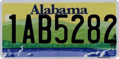 AL license plate 1AB5282