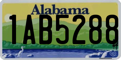 AL license plate 1AB5288