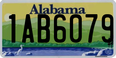 AL license plate 1AB6079