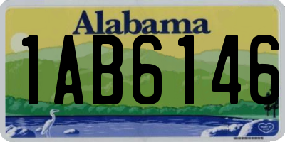 AL license plate 1AB6146