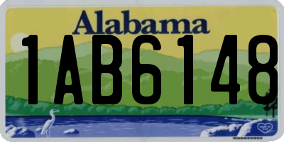 AL license plate 1AB6148