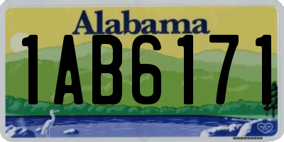 AL license plate 1AB6171