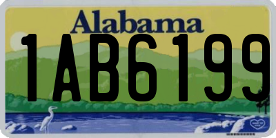 AL license plate 1AB6199