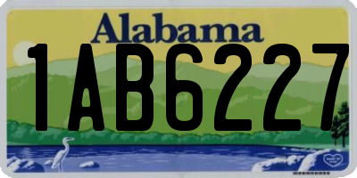 AL license plate 1AB6227