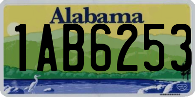 AL license plate 1AB6253