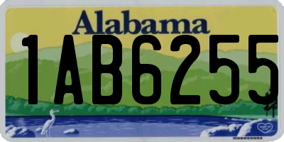 AL license plate 1AB6255