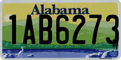 AL license plate 1AB6273