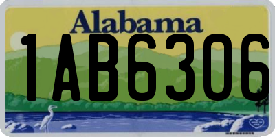 AL license plate 1AB6306