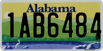 AL license plate 1AB6484