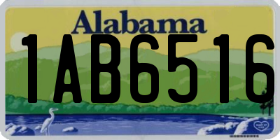 AL license plate 1AB6516