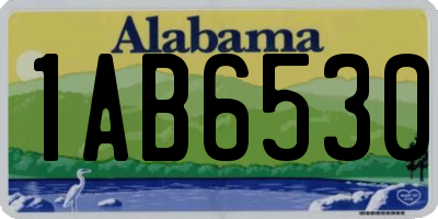 AL license plate 1AB6530