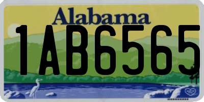 AL license plate 1AB6565