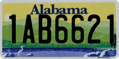 AL license plate 1AB6621