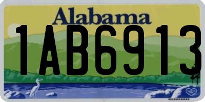 AL license plate 1AB6913