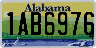 AL license plate 1AB6976