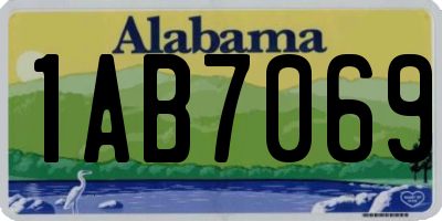 AL license plate 1AB7069