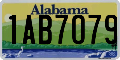 AL license plate 1AB7079