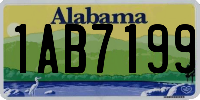 AL license plate 1AB7199