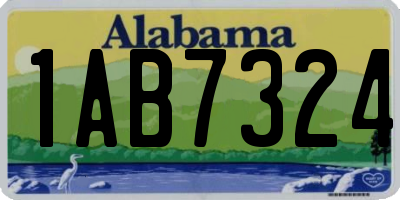 AL license plate 1AB7324