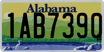 AL license plate 1AB7390