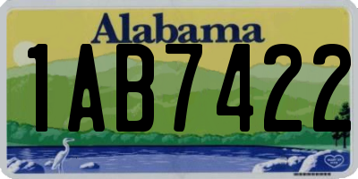 AL license plate 1AB7422