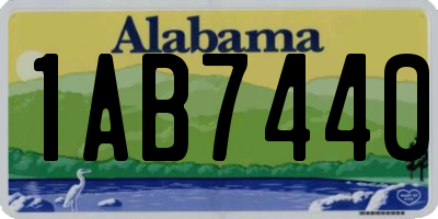 AL license plate 1AB7440