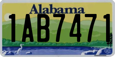 AL license plate 1AB7471