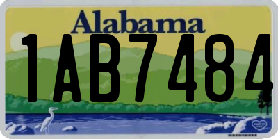 AL license plate 1AB7484