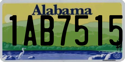 AL license plate 1AB7515