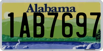 AL license plate 1AB7697