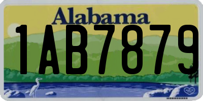 AL license plate 1AB7879