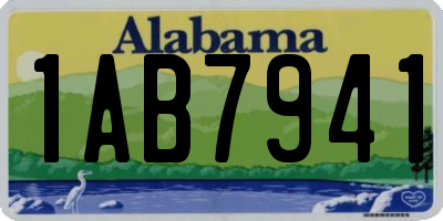 AL license plate 1AB7941