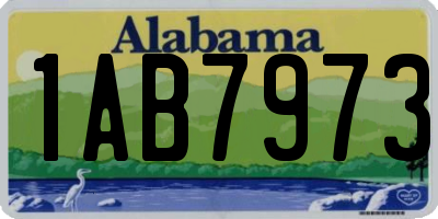 AL license plate 1AB7973