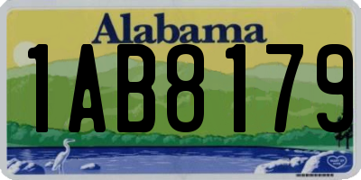 AL license plate 1AB8179