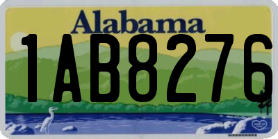 AL license plate 1AB8276