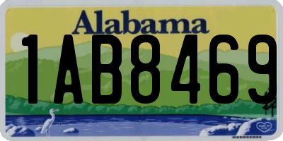 AL license plate 1AB8469