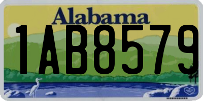 AL license plate 1AB8579