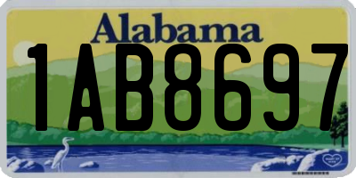 AL license plate 1AB8697