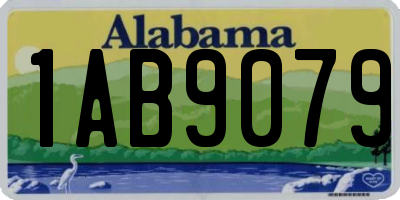 AL license plate 1AB9079